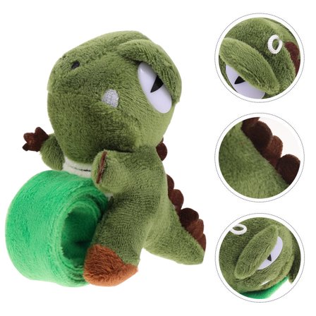 Tineasur Animal Slap Bracelets For 1Pack Dinosaur Shaped Plush For Kids And Adults Party Favor