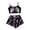 Dark Purple, variant on Weebloom Halloween Womens Summer Pajamas Sets Sleeveless Vest Shorts Set Casual Print Home Wear Sleepwear Nightwear Pjs Loungewear Dark Gray Xl