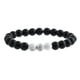 thumbnail image 1 of Pulseras para mujer, regalos para mujeres, hombres y mujeres, pulsera elástica de ágata con cuentas de chakra de 8 mm y cristal., 1 of 3