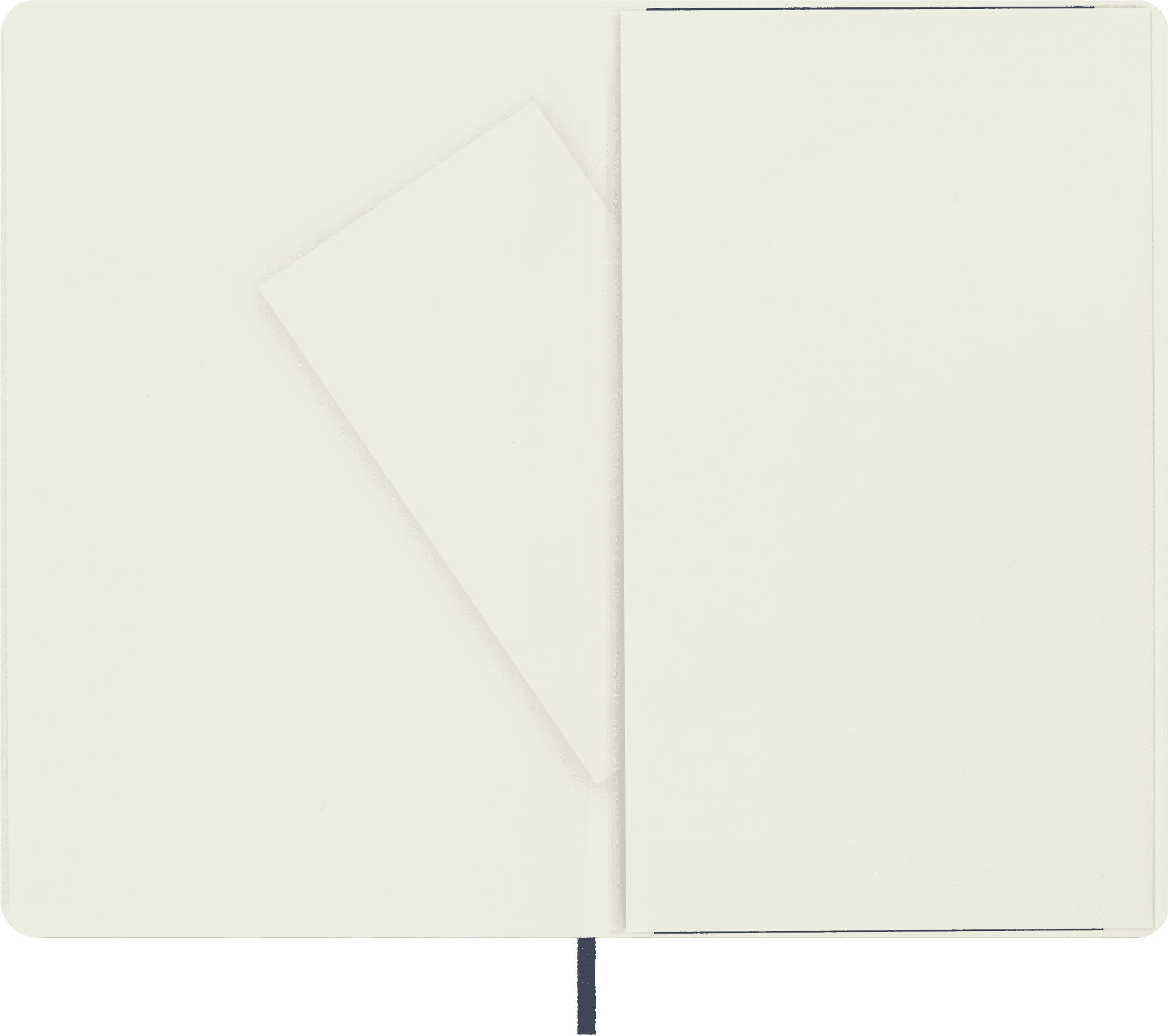 Moleskine Classic Notebook, Soft Cover, Large (5" x 8.25"), Plain, Sapphire Blue