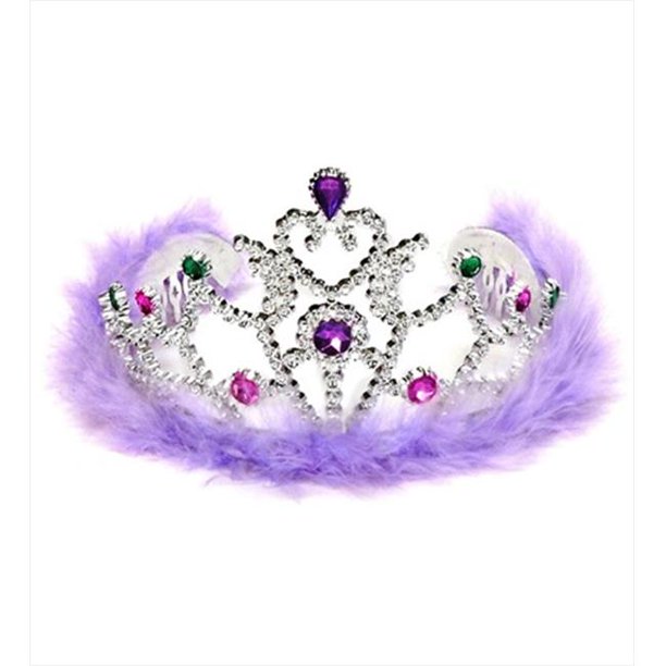 CoverYourHair am834 Lavender Plastic Princess Tiaras