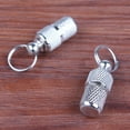 thumbnail image 3 of Agiferg Étiquette d'Adresse pour Chien Chat Tube de Rangement Carte d'Identification Argent, 3 of 5