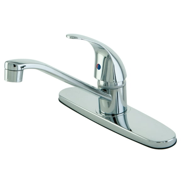 Kingston KB6570LL Legacy One-Handle 3-Hole 8" Centerset Kitchen Faucet in Polished Chrome