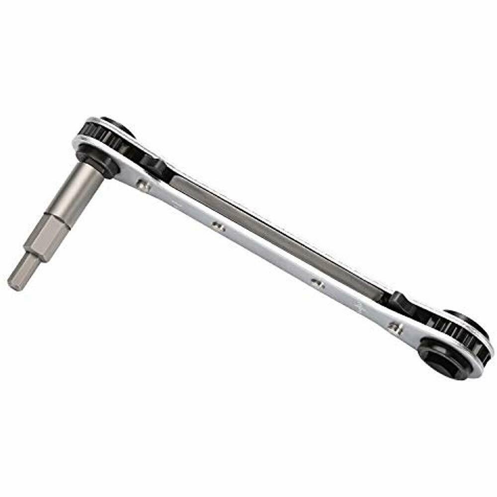 Ratchet Wrench Ratcheting Service 3/8" To 1/4" With Hex Bit Adapter For