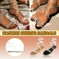 thumbnail image 1 of TrendOFT Sandales à Semelle Intérieure pour Femmes Chaussures Décontractées d'Été Rétro Cristal Mode Sandales Plateforme pour Femmes Noir 39, 1 of 1