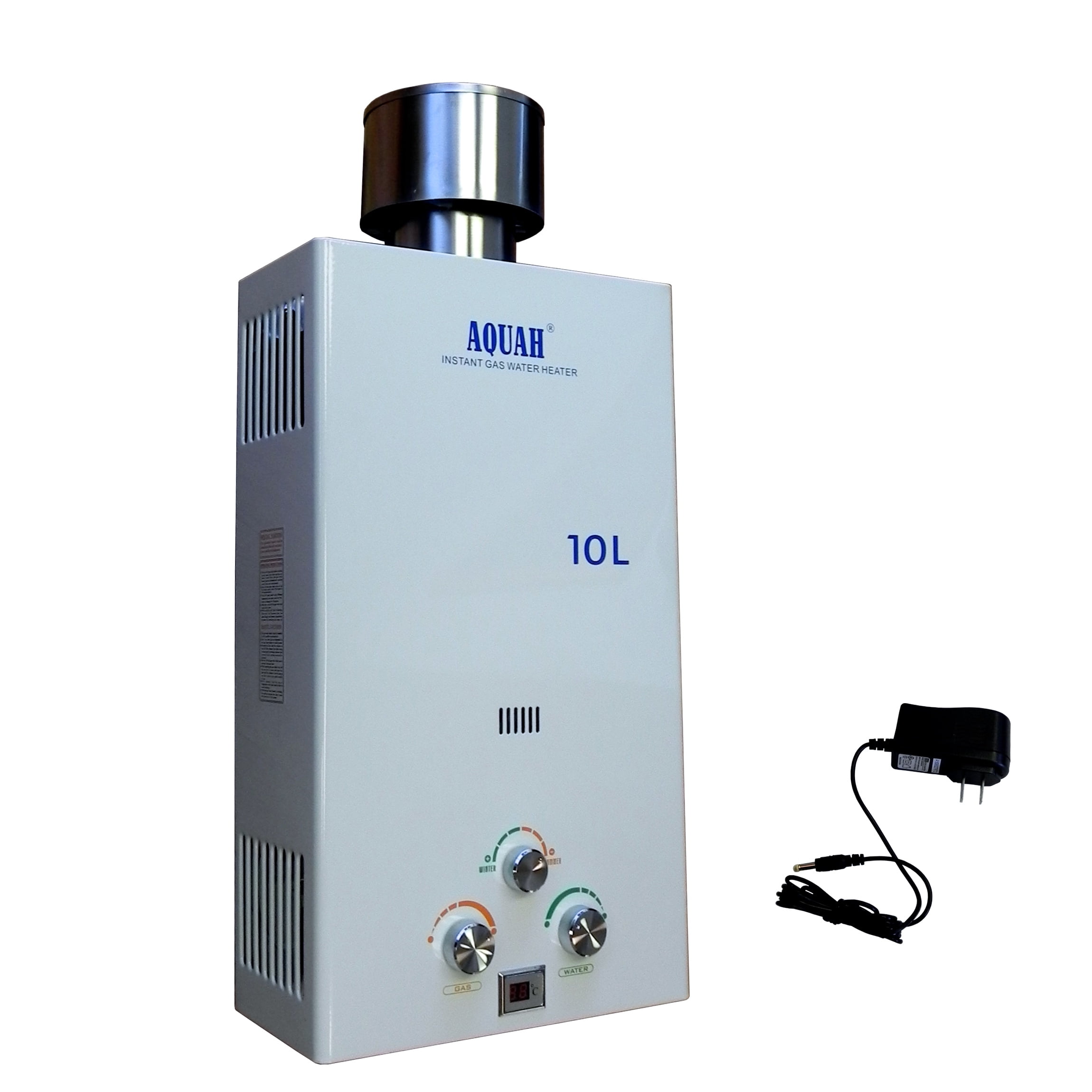 Aquah Outdoor Liquid Propane Gas Tankless Water Heater 10 L 2 7