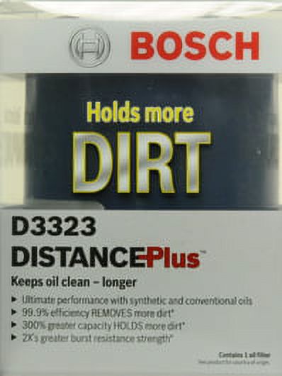 Bosch Distance Plus Oil Filters, Model #D3323 - image 2 of 4