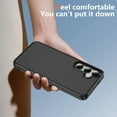 thumbnail image 3 of Allytechgroup Slim Carbon Fiber Textured Phone Case for Samsung Galaxy S23 Ultra, Shockproof Protection, Soft Edge Full Body Cover with Raised Lip for Screen and Camera Anti-Scratch Back Cover, 3 of 8