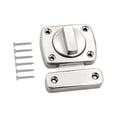 thumbnail image 4 of Pestillo de perno giratorio BLESIY para puerta de seguridad con tornillos Plata, 4 of 7