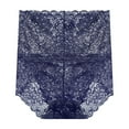 thumbnail image 2 of Bovxnpu Women's Plus Size Panties, Womens Breathable Lace Brief Underwear No Show Panties, Lightweight Crotch Breathable Mesh Women's Pants Underwear, 2 of 3