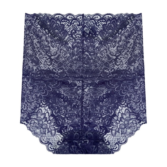 hoksml Fashion High Waist Lace Panties for Women - Breathable Comfortable Underwear, Everyday Briefs