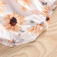 thumbnail image 6 of Newborn Infant Baby Girls Strap Sleeveless Romper Floral Sun Print Bodysuit Bubble One Piece Outfits Summer Clothes, 6 of 7
