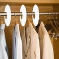 thumbnail image 4 of Boreal Craft Clothes Dividers Blank Clothing Rack Size Sorting Reusable Round Separator White 30pcs Quick Release Clamp Mini C Clamps 1 Vices And Clamps Strong Hand Clamps Vice Clamps Mini Large Clips, 4 of 5