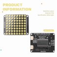 thumbnail image 7 of 8X8 LED Matrix Module HT16K33  Interface LED Dot Matrix Module Support Expansion Connection LED Electronic Screen B, 7 of 7