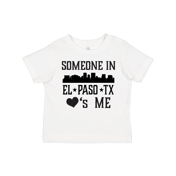 Inktastic El Paso Texas Someone Loves Me Skyline Boys or Girls Toddler T-Shirt