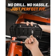WOLFBOX Retractable Bed Step for 2021-2026 Ford F-150 & 2022-2026 Lightning EV, Two-Tier Design, 330 Lbs Heavy Duty, Non-Slip Tailgate Step, Easy Bolt-On (Excludes Raptor/Dual Exhaust Models)
