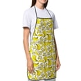 thumbnail image 4 of Gaeub Banana Kitchen Cooking Aprons Adjustable Bib Apron Waterdrop and Oil Resistant Kitchen Chef Apron for Women Men, 4 of 7