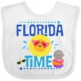 thumbnail image 3 of Inktastic Florida Time Summer Vacation Boys or Girls Baby Bib, 3 of 4