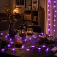 thumbnail image 4 of Cififendec Halloween Spider String Lights with 20 LED Bulbs, 118.11", Waterproof Spider Fairy Lights for Stair Railing Porch, Outdoor Yard Gothic Holiday Decor, 4 of 7