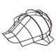 thumbnail image 1 of Casco de bateo de béisbol con alambre y cubierta facial con escudo de visión amplia, máscara facial de hockey sobre hielo 31x11cm, 1 of 9