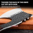 thumbnail image 4 of Professional Kitchen Knife Chef Knife Cleaver Kitchen Knife Meat Cleaver For Meat Vegetable Knife, 4 of 5