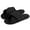 Black, variant on Women's Fuzzy Slippers Cross Band Memory Foam House Slippers Open Toe Slides Indoor / Outdoor Shoes, Purple