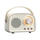 thumbnail image 1 of Altavoz Portátil Compatible Con Dientes Inalámbrico Vintage para Exteriores () Azul Blanco, 1 of 9