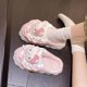 thumbnail image 1 of Zapatillas de gato para mujer y niña, zapatillas de invierno cálidas con dibujos animados, zapatillas de casa antideslizantes de suela gruesa de 24,5 cm, 1 of 4