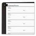 thumbnail image 5 of Telephone/Address Book, 4.78 x 8, Black Simulated Leather, 100 Sheets | Bundle of 10, 5 of 5