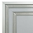thumbnail image 4 of Glam Style 1pc Eastern King Size Bed Set LED Lights Layered Frame Faux Crystal Trim Beveled Headboard Gray Finish Bedroom Furniture, 4 of 5