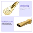 thumbnail image 3 of Unique Bargains 4Pack 6.2' Stainless Steel Spoon Straw Drinking Straw Spoon with Filter Gold, 3 of 6