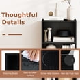 thumbnail image 6 of Gymax 2 PCS 3-Tier Cube Bookcase Modern Open Bookshelf w/ Adjustable Shelves, 6 of 9