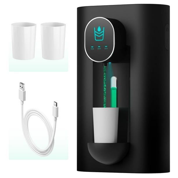 Dispensador de enjuague bucal Oylik Automatic Touchless de 540 ml USB, color negro