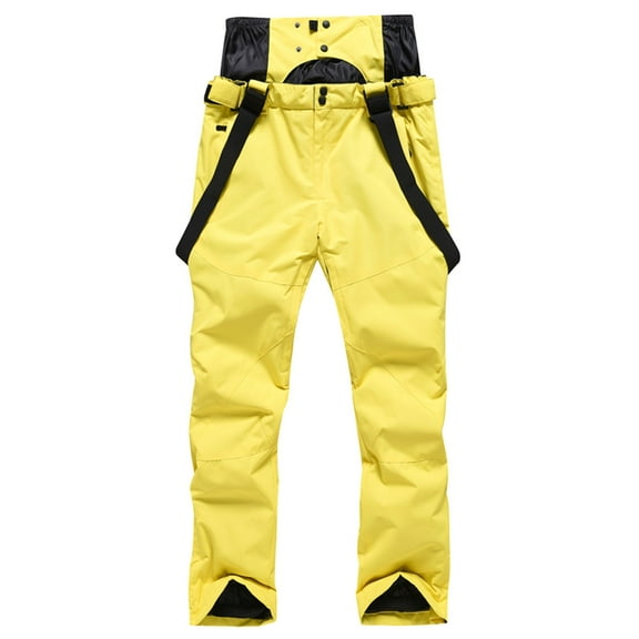 Womens Snow Bibs Adjustable Straps Ski Pants Waterproof Windproof Insulated Snowboard Overalls Winter Skiing Pants