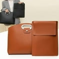 thumbnail image 5 of Waterproof Leather 14-16In 2PCS Laptop Bag, 2PCS Women's Laptop Tote Bag Set, for Laptop and iPad Cases, 5 of 8