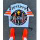 thumbnail image 4 of Camiseta holgada de algodón puro estilo hip-hop con cuello en V para parejas, de talla grande, para campus, de la serie de fútbol europeo y americano Y2K, 4 of 5