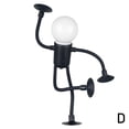 thumbnail image 2 of Changeable Shape Funny Sportsman Night Light,New Cute Light Bulb Man Mini Night Light,DIY Shape Night Lights,Suction Cup Bendable Desk Lamp Decompression Ornaments for Bedroom Bathroom Hallway, 2 of 2