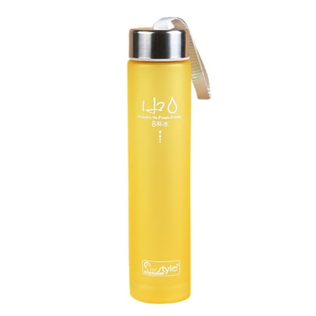 

Outdoor Camping Cup Creative Frosted Colorful Plastic Straight Bottle