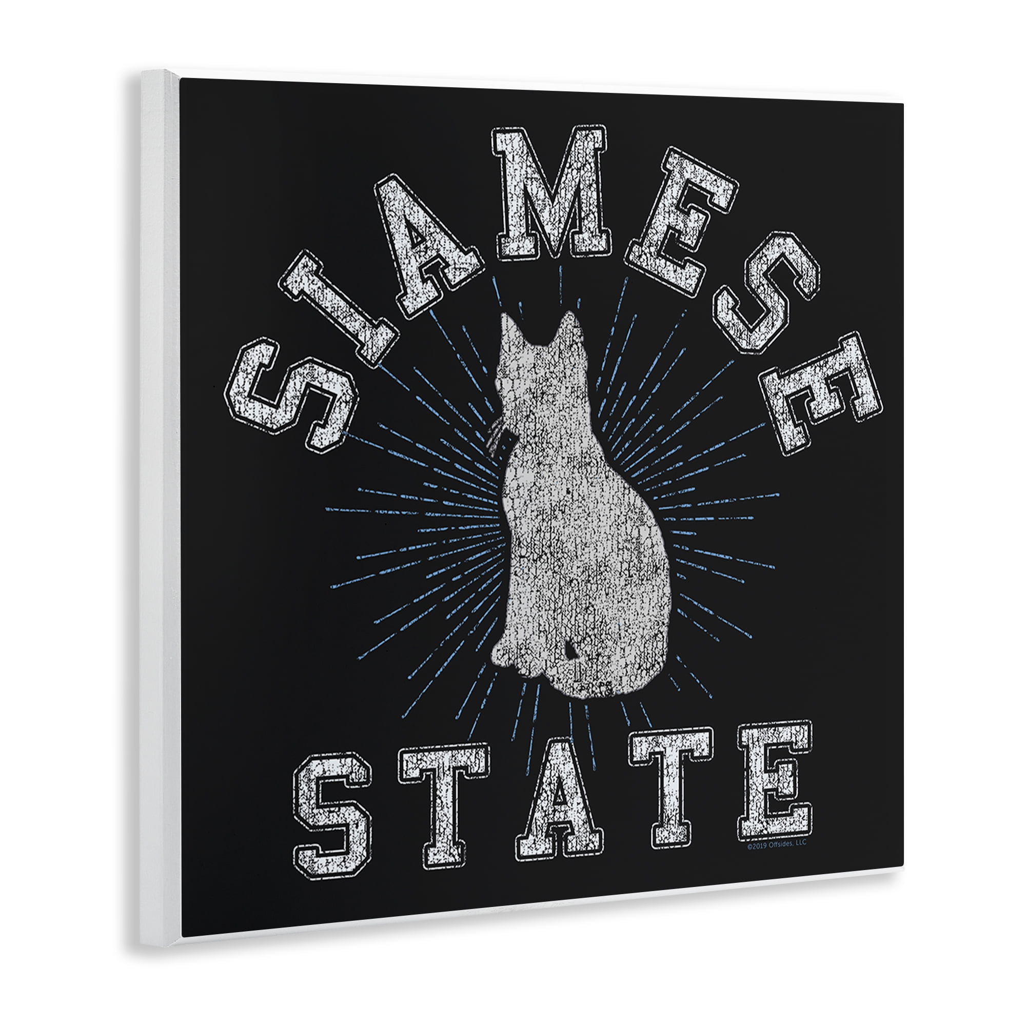 Stupell Industries Siamese Cat State Animals Painting Unframed Art Print Wall Art, 12 x 12