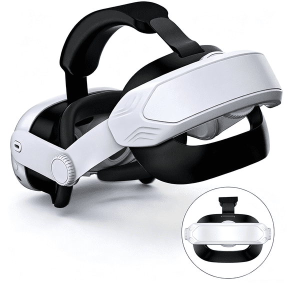 For T4 Adjustable Comfort Elite VR Head Strap Compatible with Meta Quest 2 Quest 3 Quest 3S Pressure Relief Stable Support Immersive Gaming Accessory
