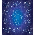 thumbnail image 3 of Astrology Duvet Cover Set, Constellation of Zodiac and Planets Original Coordinates of Celestial Body Pattern, Decorative 3 Piece Bedding Set with 2 Pillow Shams, King Size, Dark Blue, by Ambesonne, 3 of 3