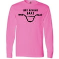 thumbnail image 3 of Inktastic Life Behind Bars Bmx Long Sleeve T-Shirt, 3 of 5