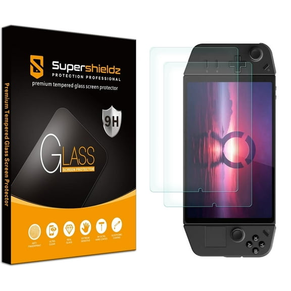 (2 Pack) Supershieldz Designed for Lenovo Legion Go Handheld 2023 Tempered Glass Screen Protector, Anti Scratch, Bubble Free