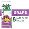 Juicy Juice 100% Juice, Grape, 8 Count, 6.75 fl oz Shelf Stable Boxes