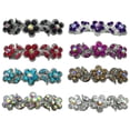 thumbnail image 1 of JCGY Juego de 8 pasadores para el cabello pequeños pasadores con clip francés cristales brillantes 1 de cada uno de 8 colores-1338-8, 1 of 5