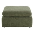 thumbnail image 3 of CHITA ottoman with storage for Living Room, Fabric Foot Rest Stool Seat, Green, 3 of 8