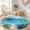 Color 5, variant on SPXUBZ Velvet Round Area Rug Beautiful Sea Beach Path Flower Circular Floor Mat Soft Non-Slip Ocean Coastal Carpet for Living Room Bedroom Throw Rug