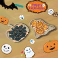 thumbnail image 4 of maskred 1/2/3/5 Brown Add Festivity To Halloween Party With Pumpkin Wood Pan Plates With Moderate Sizes To Save Ghosts disk 1 Pc, 4 of 6