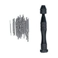 thumbnail image 1 of Juego de brocas de mano de 48 piezas, juego de brocas helicoidales de mano moleteadas negras grandes para joyería de madera de resina, 1 of 8