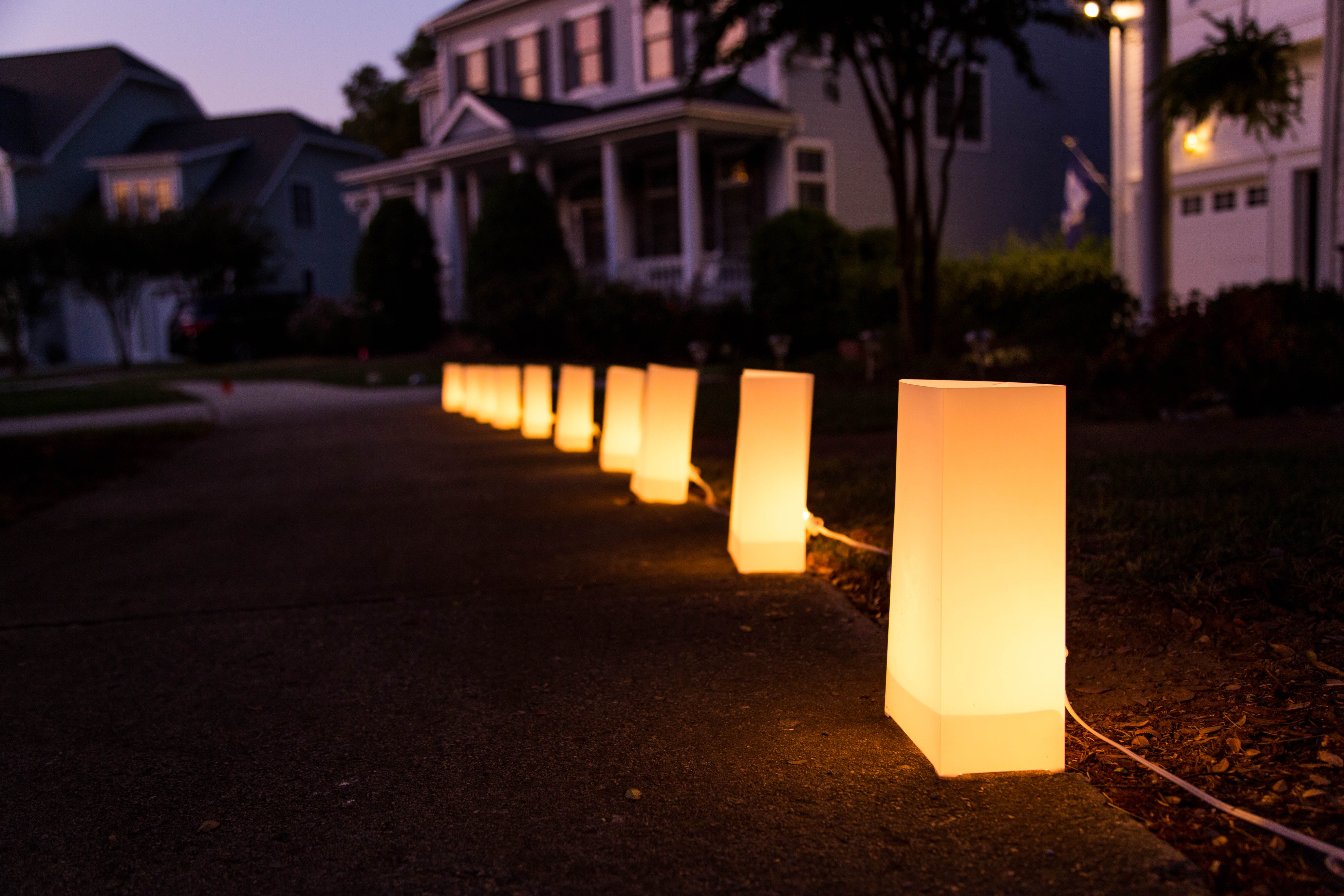 Outdoor Electric Luminaries For Christmas 